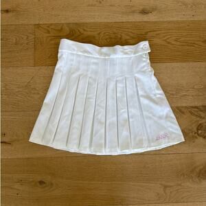 By Samii Ryan - My Way Pleated Mini Skirt in White